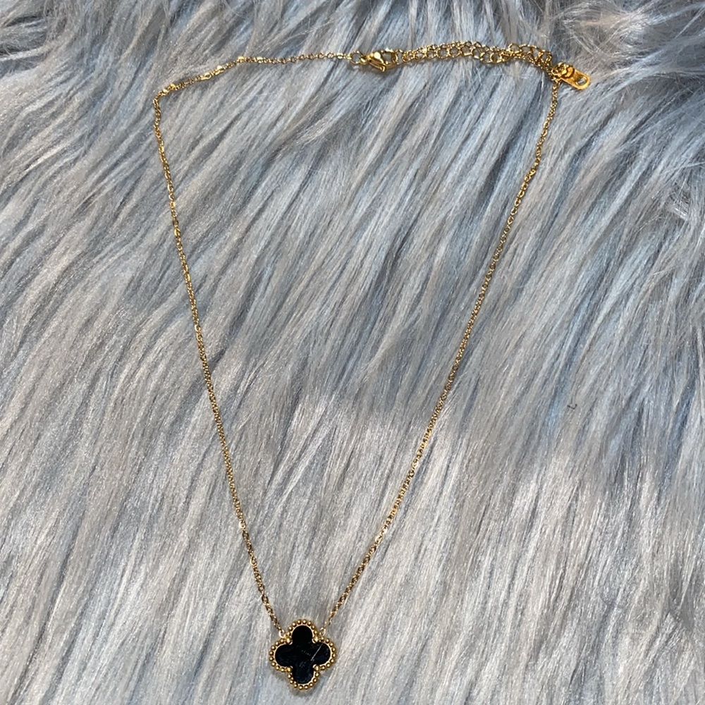 Black and Gold Fashion Necklace by